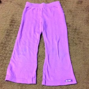 Purple leggings Girls Sz 4T solid light purple EUC pants